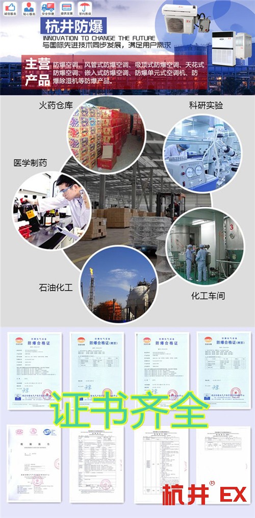 抛光车间防爆空调机banner图